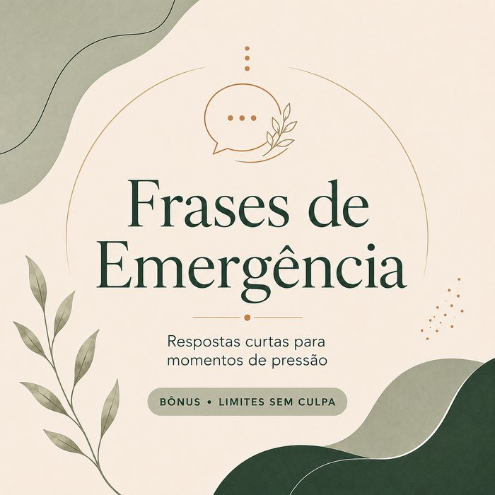 Capa do bônus Frases de emergência
